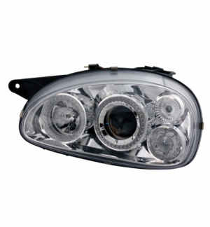 Cp.fari ant. ANGEL eyes  opel corsa b 9400 3 5p,crom