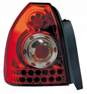 Cp.fari pos performance led  honda civic 3d rosso 9501