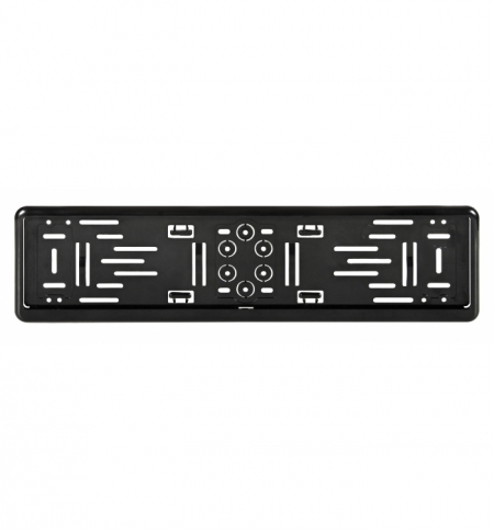 Portatarga posteriore in abs nero