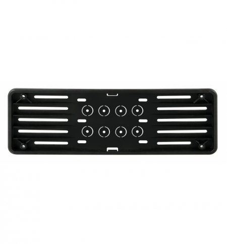 Portatarga anteriore in polipropilene, nero