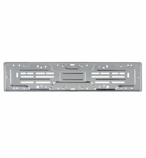 Portatarga posteriore in alluminio