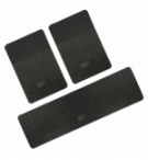 Set tappeti universali  maxi  pvc nero (posteriore  ponte)