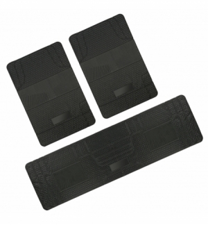 Set tappeti universali  maxi  pvc nero (posteriore  ponte)