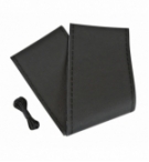 C/volante pelle nero  37-39cm
