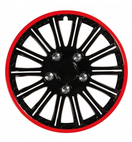 Sr.calotte c-118 de-luxe 13" bordo rosso