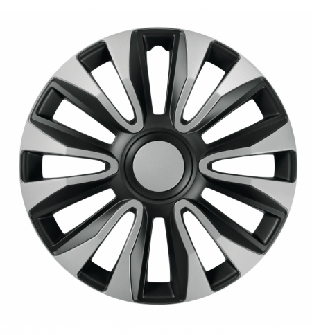 Sr.calotte "avalone" 13" silver  black