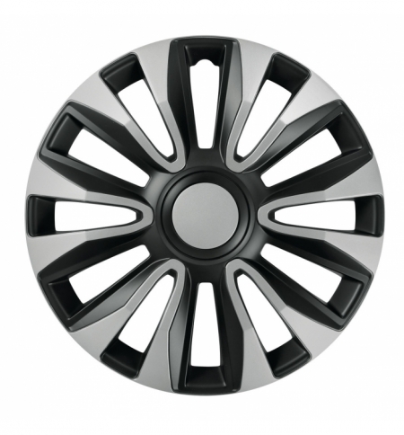 Sr.calotte "avalone" 14" silver  black