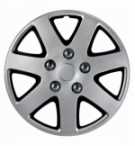 Sr.calotte c-089 de-luxe 13" argento/nero
