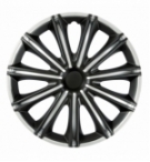 Sr.calotte "nero" 15" black  silver