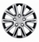 Sr.calotte c-136 de-luxe 16" silver/nero opaco