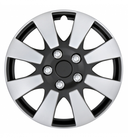 Sr.calotte c-137 de-luxe 16" silver/nero opaco Sr.calotte c-137 de-luxe 16" silver/nero opaco