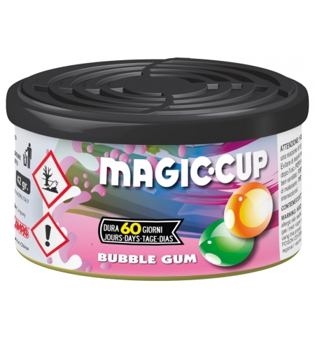 Magic-cup bubble gum