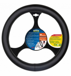 Coprivolante tpe  eco-pelle  premium  m  38-39,5cm nero