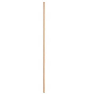 Manico legno naturale h.150cm diam.0,26 senza vite