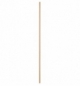 Manico legno naturale h.150cm diam.0,26 senza vite