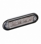 Luce a 4 led rossa "premium flush"