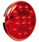Faro retronebbia rotondo led 12/24v
