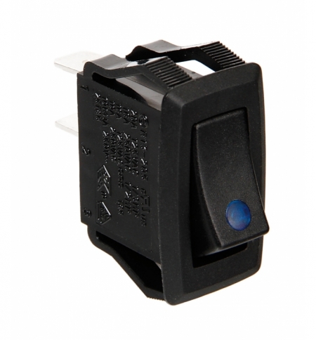 Interruttore 12/24v con led blu Interruttore 12/24v con led blu