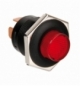 Interruttore pulsante 12/24v con led rosso