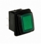 Interruttore impermeabile 12/24v con led verde