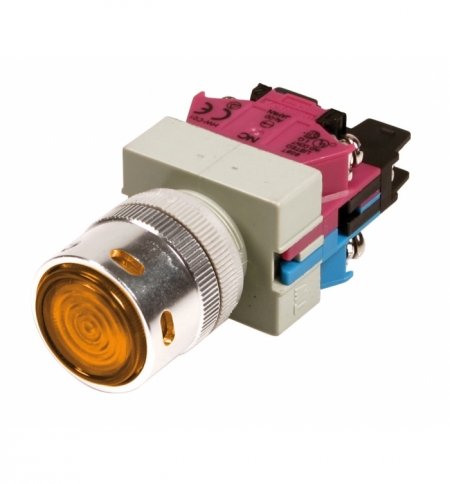 Interr.press.allu+led giallo