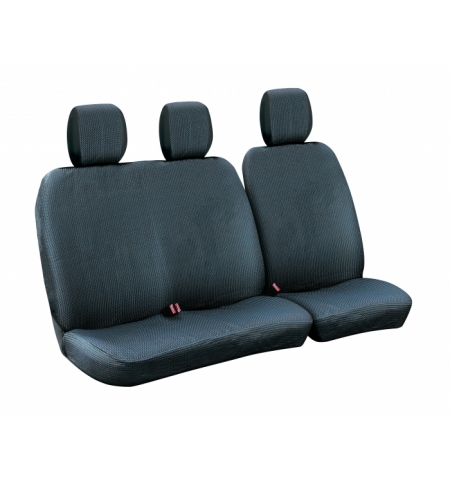 Set fodere furgone"1"dots" nero+blu Set fodere furgone"1"dots" nero+blu