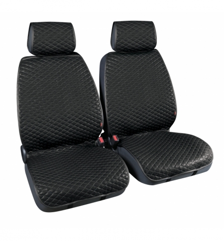 Cp.coprisedili ant.cover-tech similpelle nero+filo grigio Cp.coprisedili ant.cover-tech similpelle nero+filo grigio