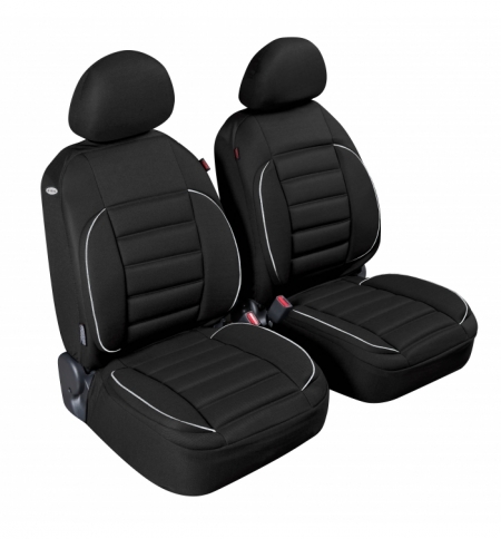 Coppia coprisedili anteriori deluxe "sport-edition" nero Coppia coprisedili anteriori deluxe "sport-edition" nero