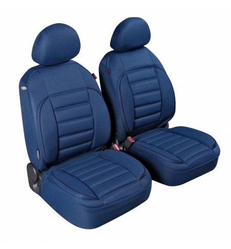 Coppia coprisedili anteriori deluxe "sport-edition" blu Coppia coprisedili anteriori deluxe "sport-edition" blu