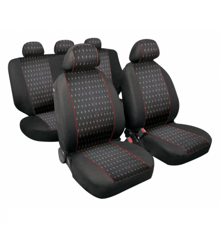 Set fodere "square" rosso Set fodere "square" rosso