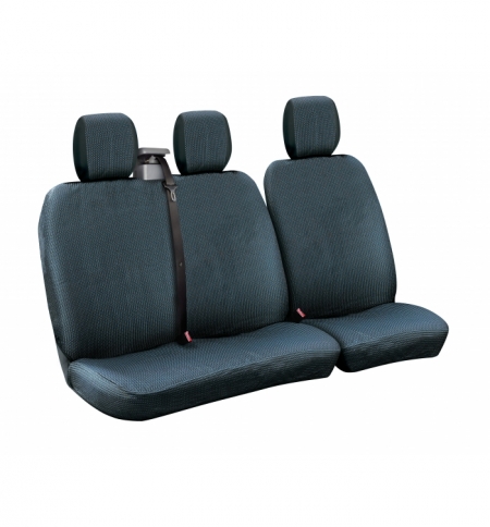 Set fodere furgone"2"dots" nero+blu Set fodere furgone"2"dots" nero+blu