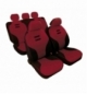 Set fodere"kynox"nero+bordo coordinate, in microfibra
