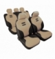 Set fodere"kynox"nero+beige coordinate, in microfibra