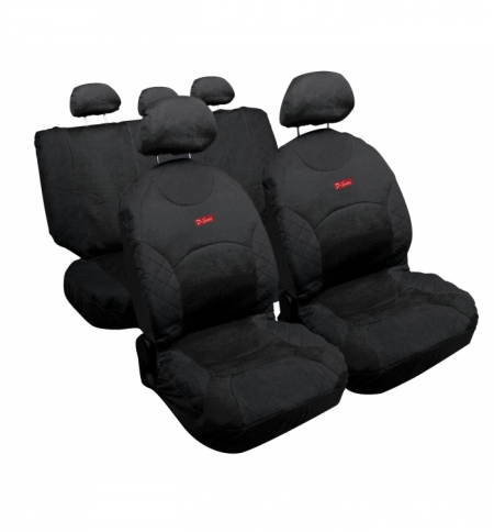 Set fodera "drive-jeans" coprisedile nero Set fodera "drive-jeans" coprisedile nero