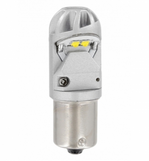 Lampada mega-led10-28v 4smd cree ba15s, bianca