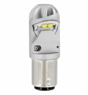 Lampada mega-led10-28v 4smd cree bay15d, bianca