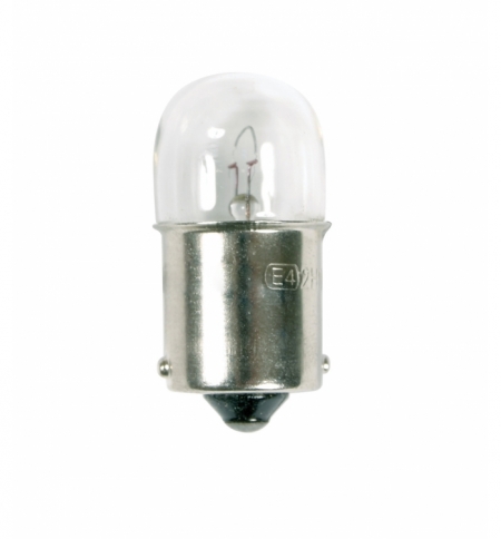 Set 10 lampadine sferic. R5w 12v. 5w ba15s scatola