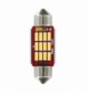 Lampada siluro 36mm 10-30v 12smd d/polarity