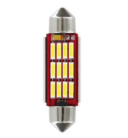 Lampada siluro 41mm 10-30v 12smd d/polarity Lampada siluro 41mm 10-30v 12smd d/polarity