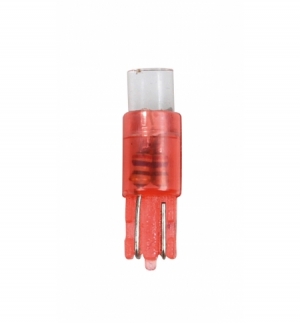Set 5 lampade "t5" a led 5mm per cruscotto, rosso