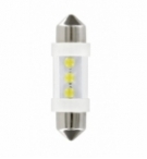 Cp.lampade sil.36mm 3led blu