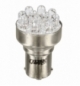 Lampada multiled 21w rossa attacco ba15s