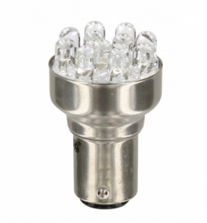 Lampada multiled 21/5w rossa attacco bay15d