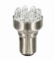 Lampada multiled 21/5w rossa attacco bay15d