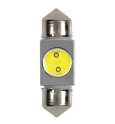 Lampada siluro"hyper-led" 10x31mm. 1smd (2chips) Lampada siluro"hyper-led" 10x31mm. 1smd (2chips)