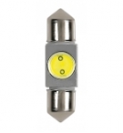 Lampada siluro"hyper-led" 10x36mm. 1smd (2chips)