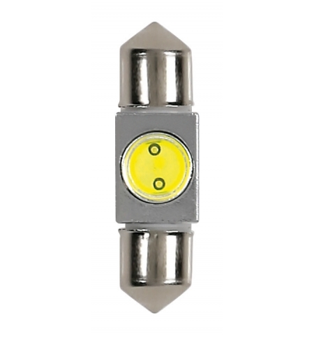 Lampada siluro"hyper-led" 10x36mm. 1smd (2chips) Lampada siluro"hyper-led" 10x36mm. 1smd (2chips)
