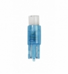 Set 5 lampade "t5" a led 5mm per cruscotto, blu