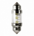 Cp.lampade sil.31mm 3led bian