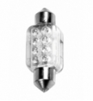 Lampada 10mmx36mm mega-brite 8 led blue